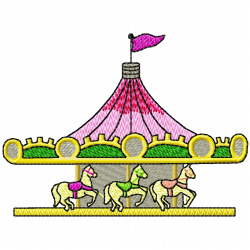 Horses Embroidery Design 6